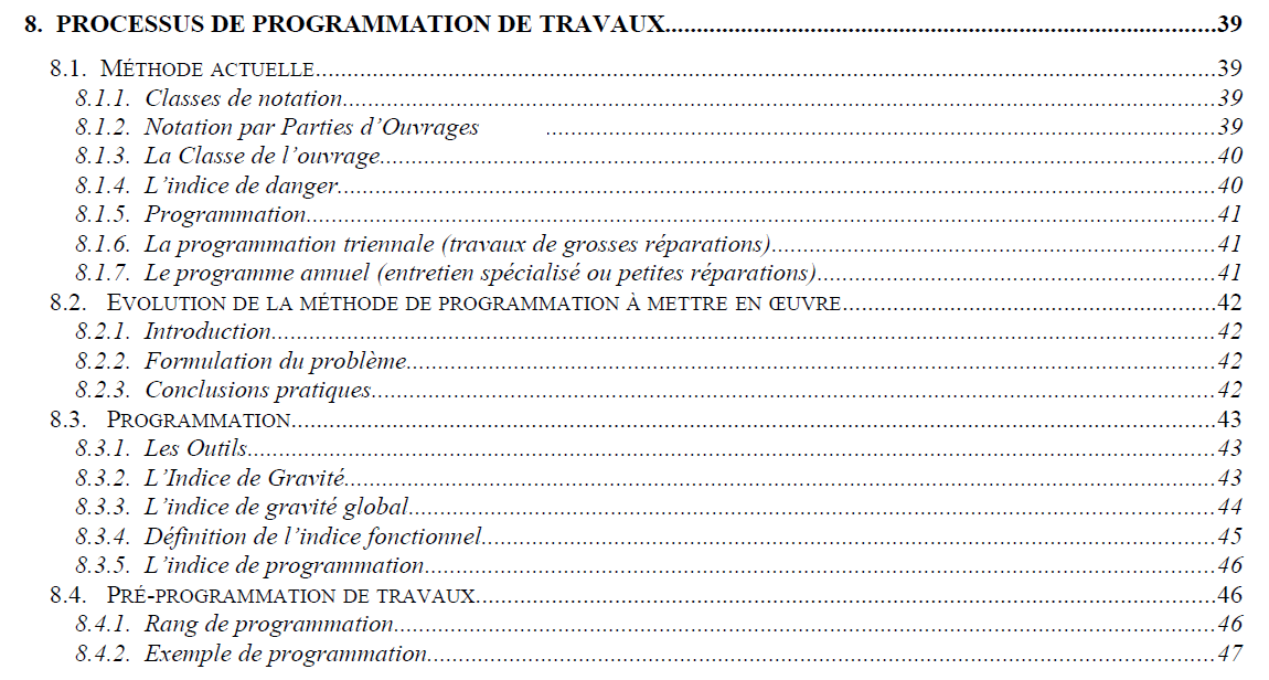 theorie de gestion optimisee des infrastructures